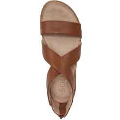 SOUL Naturalizer Sandals|Women's , Cindi Sandal Toffee