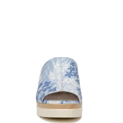 SOUL Naturalizer Sandals|Women's , Goodtimes Wedge Slide Bluebell Fabric
