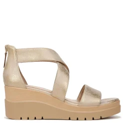 Naturalizer Sandals|Women's Soul , Goodtimes Wedge Sandal Gold