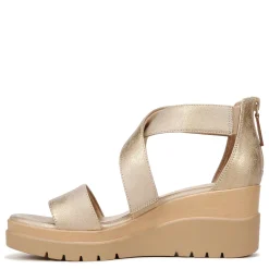Naturalizer Sandals|Women's Soul , Goodtimes Wedge Sandal Gold