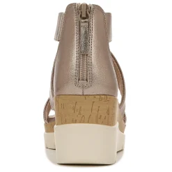 SOUL Naturalizer Sandals|Women's , Goodtimes Wedge Sandal Silver