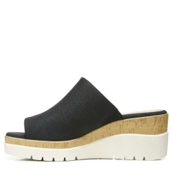 SOUL Naturalizer Sandals|Women's , Goodtimes Wedge Sandal Black