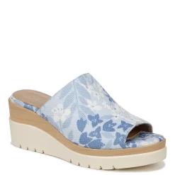 SOUL Naturalizer Wedges|Women's , Goodtimes Wedge Slide Bluebell Fabric