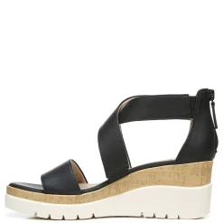 SOUL Naturalizer Wedges|Women's , Goodtimes Wedge Sandal Black
