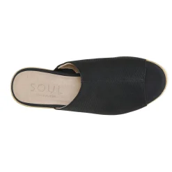 SOUL Naturalizer Wedges|Women's , Goodtimes Wedge Sandal Black