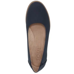 SOUL Naturalizer Flats|Women's , Idea Ballet Flat Navy