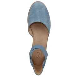 SOUL Naturalizer Wedges|Women's , Intro Slip-On Mid Blue