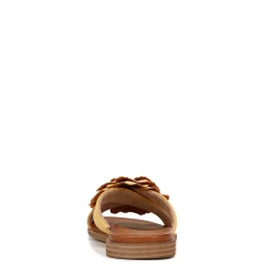 SOUL Naturalizer Sandals|Women's , Joyful Slide Amber Glow Faux Leather