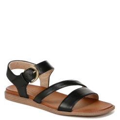 SOUL Naturalizer Sandals|Women's , Jayvee Sandal Black Faux Leather