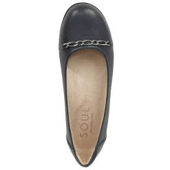 SOUL Naturalizer Flats|Women's , Mystique Flat Navy