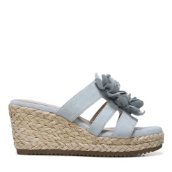 SOUL Naturalizer Wedges|Women's , Oodles Flower Sandal Sky Blue