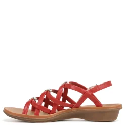 SOUL Naturalizer Sandals|Women's , Sierra Sandal Red Faux Leather