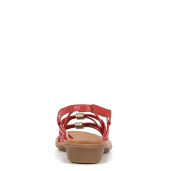 SOUL Naturalizer Sandals|Women's , Sierra Sandal Red Faux Leather