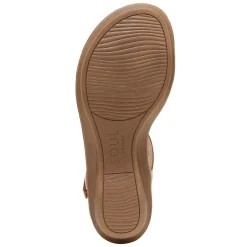 SOUL Naturalizer Sandals|Women's , Solo Sandal Toffee