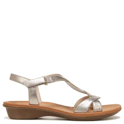 SOUL Naturalizer Sandals|Women's , Solo Sandal Warm Silver