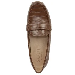 SOUL Naturalizer Loafers|Women's , Seven Loafer Brown Croco