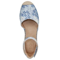 SOUL Naturalizer Sandals|Women's , Wren Espadrille Bluebell Fabric