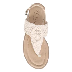 SOUL Naturalizer Sandals|Women's , Winner Sandal Porcelain