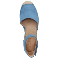 SOUL Naturalizer Wedges|Women's , Wren Espadrille Blue