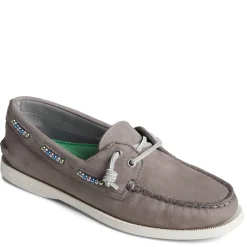 Sperry Slip-On Shoes|Women's , Authentic Original 2-Eye Beaded Boat Shoe Grey