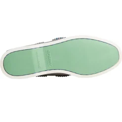 Sperry Slip-On Shoes|Women's , Authentic Original 2-Eye Beaded Boat Shoe Grey