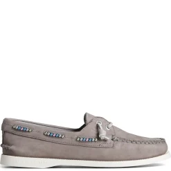 Sperry Loafers|Women's , Authentic Original 2-Eye Beaded Boat Shoe Grey