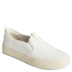 Sperry Sneakers & Athletic|Women's , Breaker Plushstep Slip-On Bright White