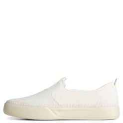Sperry Sneakers & Athletic|Women's , Breaker Plushstep Slip-On Bright White