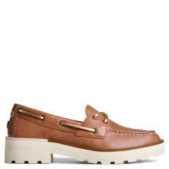 Sperry Boat Shoes|Women's , Chunky Boat 2-Eye Boat Shoe Tan