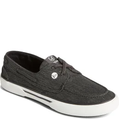 Sperry Boat Shoes|Women's , Pier Wave Boat Sneaker Black
