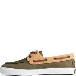 Sperry Sneakers & Athletic|Women's , SeaCycled Bahama II Sneaker Olive Jacquard