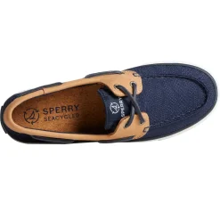 Sperry Slip-On Shoes|Women's , SeaCycled Bahama II Sneaker Navy Jacquard