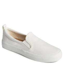 Sperry Sneakers & Athletic|Women's , SeaCycled Crest Twin Gore Canvas Sneaker White