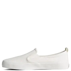 Sperry Sneakers & Athletic|Women's , SeaCycled Crest Twin Gore Canvas Sneaker White