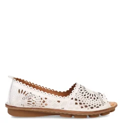 Spring Step Sandals|Women's , Brandal Slip-On White