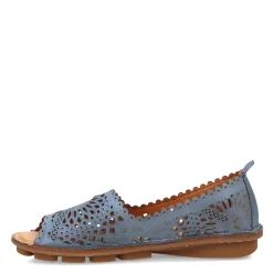 Spring Step Sandals|Women's , Brandal Slip-On Blue