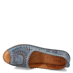 Spring Step Slip-On Shoes|Women's , Brandal Slip-On Blue