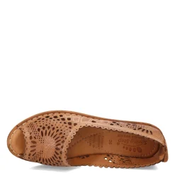 Spring Step Flats|Women's , Brandal Slip-On Camel