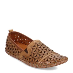 Spring Step Slip-On Shoes|Women's , Flowerflow Slip-On Light Brown