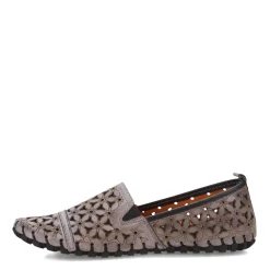 Spring Step Slip-On Shoes|Women's , Flowerflow Slip-On Charcoal