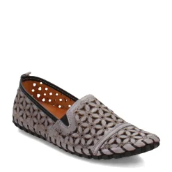 Spring Step Loafers|Women's , Flowerflow Slip-On Charcoal