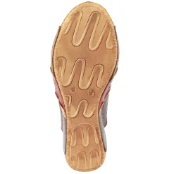 Spring Step Sandals|Women's , Footy Sandal Brown Multi