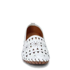 Spring Step Slip-On Shoes|Women's , Fusaro Slip-On White