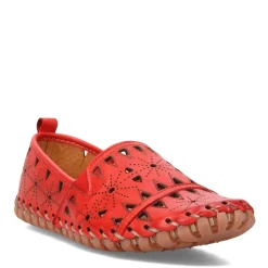 Spring Step Loafers|Women's , Fusaro Slip-On Red