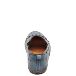 Spring Step Flats|Women's , Fusaro Slip-On Blue