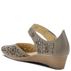 Spring Step Pumps & Heels|Women's , Nougat Slip-On Gray