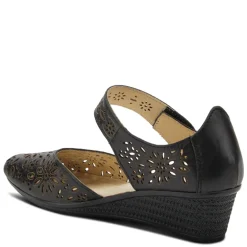 Spring Step Pumps & Heels|Women's , Nougat Slip-On Black