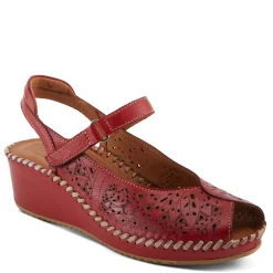 Spring Step Sandals|Women's , Santonio Sandal Red