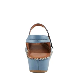 Spring Step Wedges|Women's , Santonio Sandal Blue