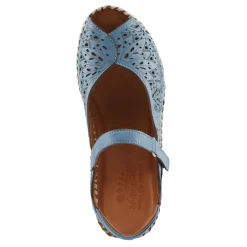 Spring Step Wedges|Women's , Santonio Sandal Blue